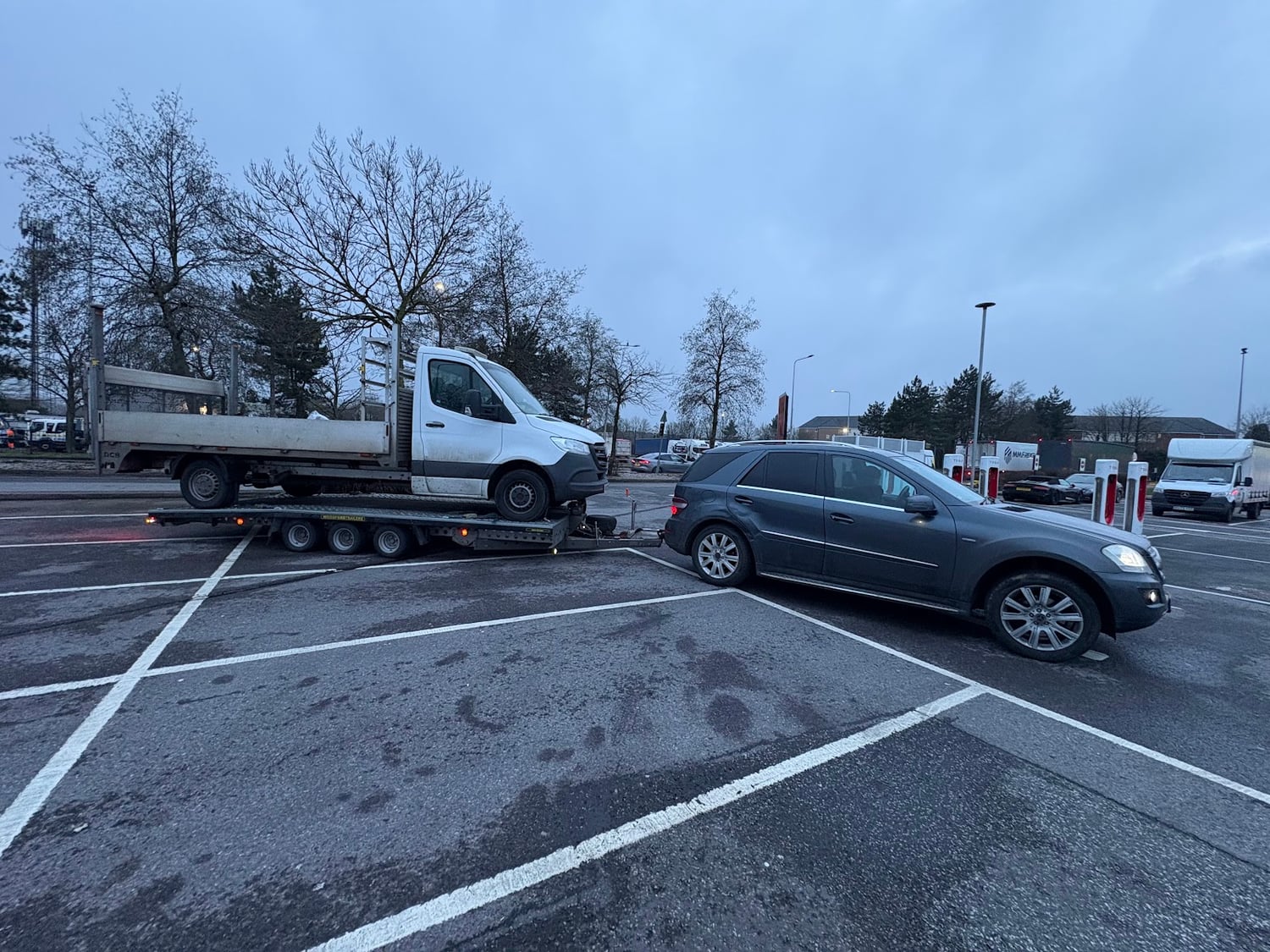 Photo of Newport Pagnell, Uk - Northbound Supercharger